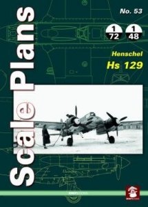 MMP Books 58105 Scale Plans No. 53 Henschel Hs 129 EN