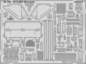 Eduard 36301 M4A3E8 Sherman TAMIYA 1/35