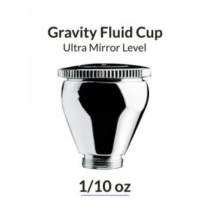 Gaahleri 47316 3 ml Ultra Mirror-Level Gravity Fluid Airbrush Cup