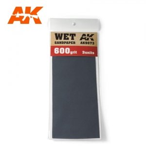 AK Interactive AK9073 WET SANDPAPER 600