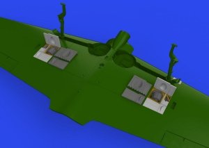 Eduard 648883 A6M3 gun bays short barrel PRINT EDUARD 1/48