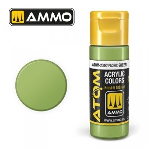 AMMO of Mig Jimenez 20082 ATOM COLOR Pacific Green 20ml