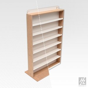 Hobby Zone HZ-s4b Modułowy Wieszak na Farby x 7