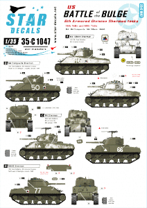 Star Decals 35-C1047 Battle of the Bulge - BoB 1/35