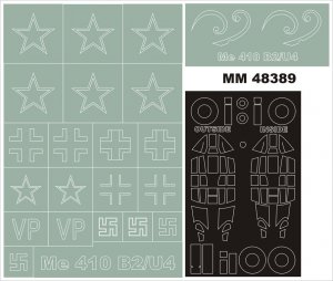 Montex MM48389 Me 410B-2 MENG LS 001 1/48