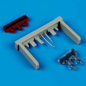 Quickboost QB72415 F-102A Delta Dagger antennas and details 1/72 Meng