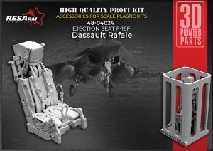 RESArm 48-04024 F16-F DASSAULT RAFALE Ejection seat (3D resin printing) 1/48