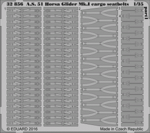 Eduard 32856 A. S. 51 Horsa Glider Mk. I cargo seatbelts 1/35 BRONCO