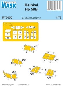 Special Hobby M72050 Heinkel He-59 B (For Special Hobby Kit) 1/72