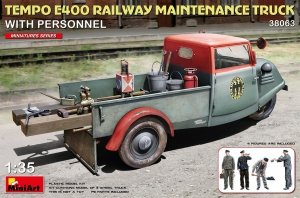 MiniArt 38063 Tempo E400 railway maintenance truck with personnel 1/35