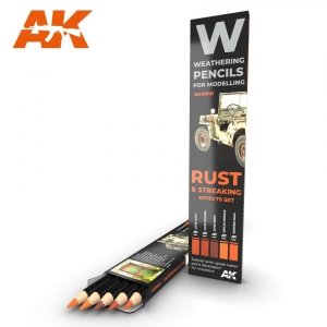 AK Interactive AK10041 RUST & STREAKING: EFFECTS SET