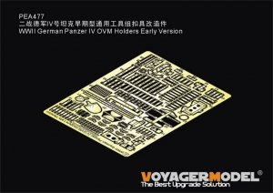 Voyager Model PEA477 WWII German Panzer IV OVM Holders Early Version 1/35
