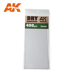 AK Interactive AK9038 DRY SANDPAPER 400