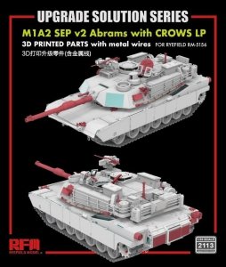 Rye Field Model 2113 M1A2 SEP v2 Abrams with CROWS LP Upgrade Solution 1/35