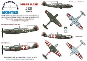 Montex K48161 Bf 109E3 (Swiss) 1/48