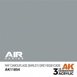 AK Interactive AK11854 RAF CAMOUFLAGE (BARLEY) GREY BS381C/626 – AIR 17ml
