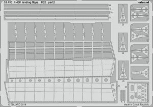 Eduard 32430 P-40F landing flaps 1/32 TRUMPETER