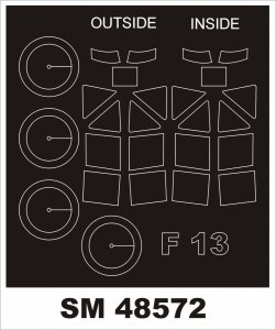 Montex SM48572 JUNKERS F-13 for MINIART 1/48