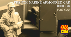 Copper State Models F35-035 French marine armoured car officer 1/35
