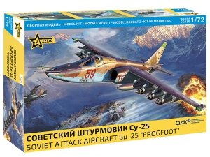 Zvezda 7312 SOVIET ATTACK AIRCRAFT SU-25 “FROGFOOT” 1/72