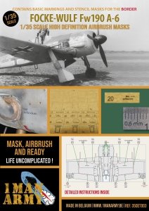1 Man Army 35DET003 Focke Wulf 190 A6 (Border) 1/35