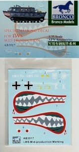 Bronco AB3517 Special Marking Decal for LWS Mid production 1/35