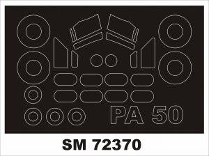 Montex SM72370 PERCIVAL P-50 for VALOM 1/72
