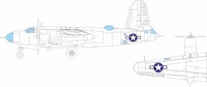 Eduard EX1118 B-26G Marauder US national insignia ICM 1/48