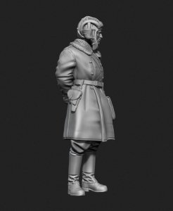 Panzer Art FI35-128 Soviet tank officer in sheepskin coat No.1 1/35