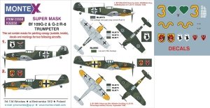 Montex K32232 Bf 109G-2 & G-2/R-6 1/32