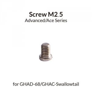 Gaahleri 41291 Screw M2,5 for GHAD-68/GHAC-Swallowtail Advanced/ACE Series