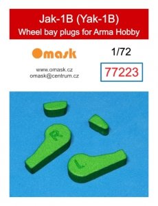 Omask 77223 Jak-1B (Yak-1B) wheel bay plugs (for Arma Hobby) 1/72