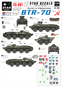 Star Decals 35-881 Soviet in Afghanistan part 3 1/35