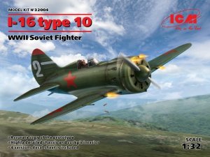 ICM 32004 I-16 type 10, WWII Soviet Fighter 1/32