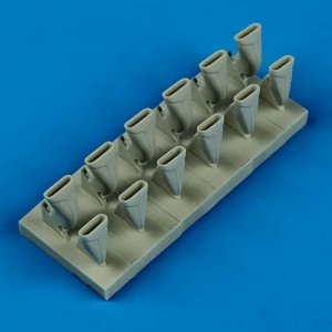 Quickboost QB32143 Spitfire Mk.VIII exhaust - fishtail Tamiya 1/32