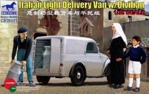Bronco CB35171 Italian Light Delivery Van w/Civilian (1:35)