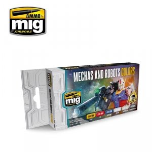 AMMO Mig of Jiminez 7127 Mechas and Robots Colors