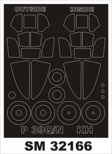 Montex SM32166 P-39Q/N AIRCOBRA KITTYHAWK 1/32