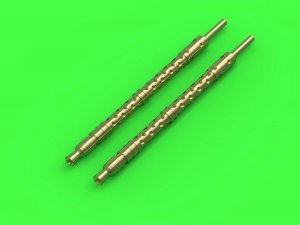 Master GM-72-024 MG-34 (7.92mm) - German machine gun barrels - version with drilled cooling jacket - used by infantry and on early tanks (2pcs) 1/72