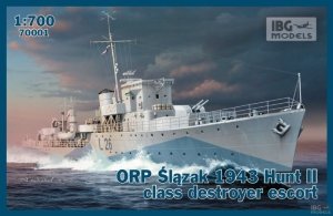 IBG 70001 ORP Ślązak 1943 Hunt II class destroyer escort 1/700