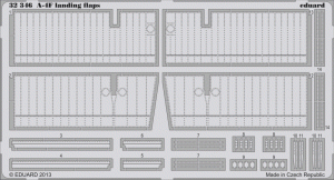 Eduard 32346 A-4F landing flaps 1/32 Trumpeter