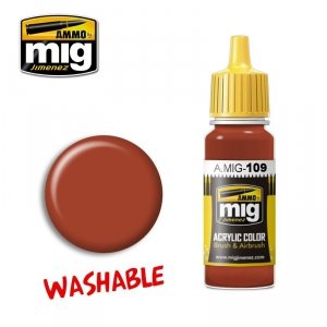 AMMO of Mig Jimenez 0109 WASHABLE RUST 