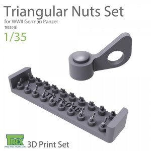 T-Rex Studio TR35048 Triangular Nuts Set for WWII German Panzer 1/35