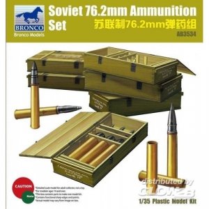 Bronco AB3534 SOVIET 76,2mm AMMUNITION SET 1/35