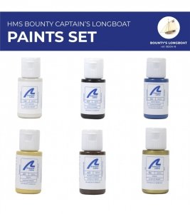ARTESANIA LATINA 277PACK26 Zestaw farb akrylowych 6x20 ml - HMS Bounty Jolly Boat