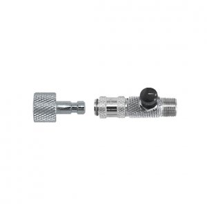Sparmax 41200354 Zestaw szybkozłączek (Męskie Złącze 1/8 QD z zestawem zaworu sterowania powietrzem, gniazdo żeńskie, złącze 1/8)