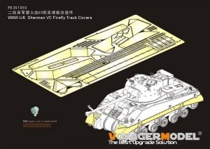 Voyager Model PE351050 WWII UK Sherman VC Firefly Track Covers For R.F.M 5038 1/35