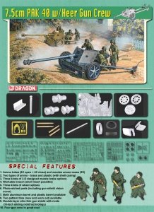 Dragon 6249 7.5cm PaK 40 w/Heer Gun Crew 1/35