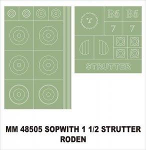 Montex MM48505 Sopwitch 1-Strutter RODEN 1/48