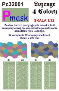 P-Mask PC32001 LOZENGE 4 KOLORY (1:32)